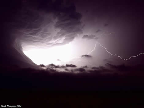 Supercell Lightning by Mark Humpage